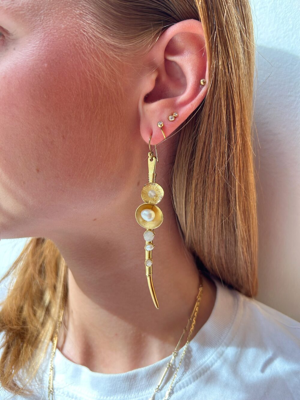 Ivory earrings